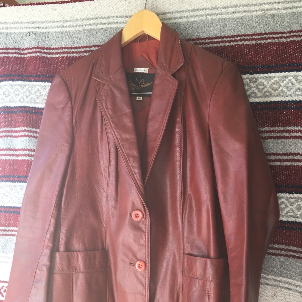 Vintage Leather Coat